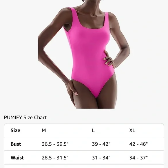 Pink One Piece Med Bodysuit - Picture 7 of 8
